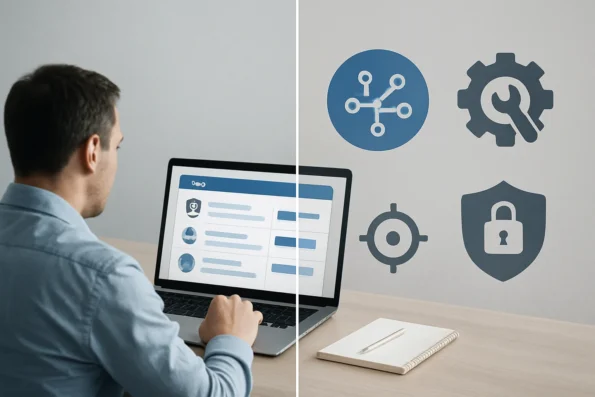 Diagram contrasting AI outreach CRM integration benefits—centralized lead data and workflow automation—with challenges like setup complexity, data mapping, and compliance requirements.