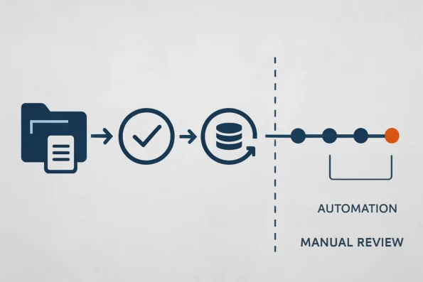 Diagram illustrating inventory, approval gate, rollback, slot, and automation boundary within a content migration workflow for WordPress.
