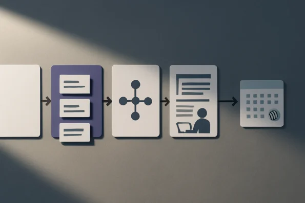 Controlled WordPress content workflow from manual draft and topic queue through provider setup, template review, approval, and scheduled publication.