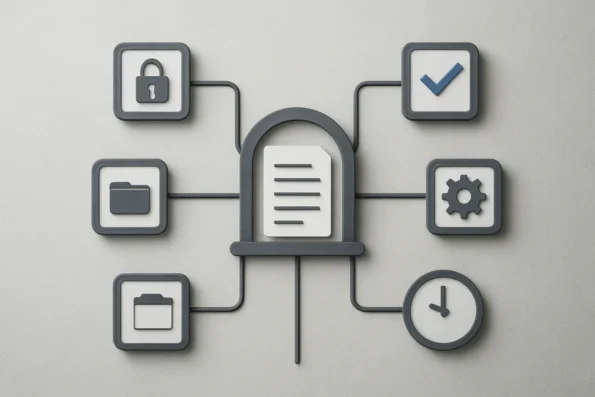Diagram of six readiness controls for a WordPress Publisher automation workflow, from access and source material to topic approval, provider connection, and scheduling.